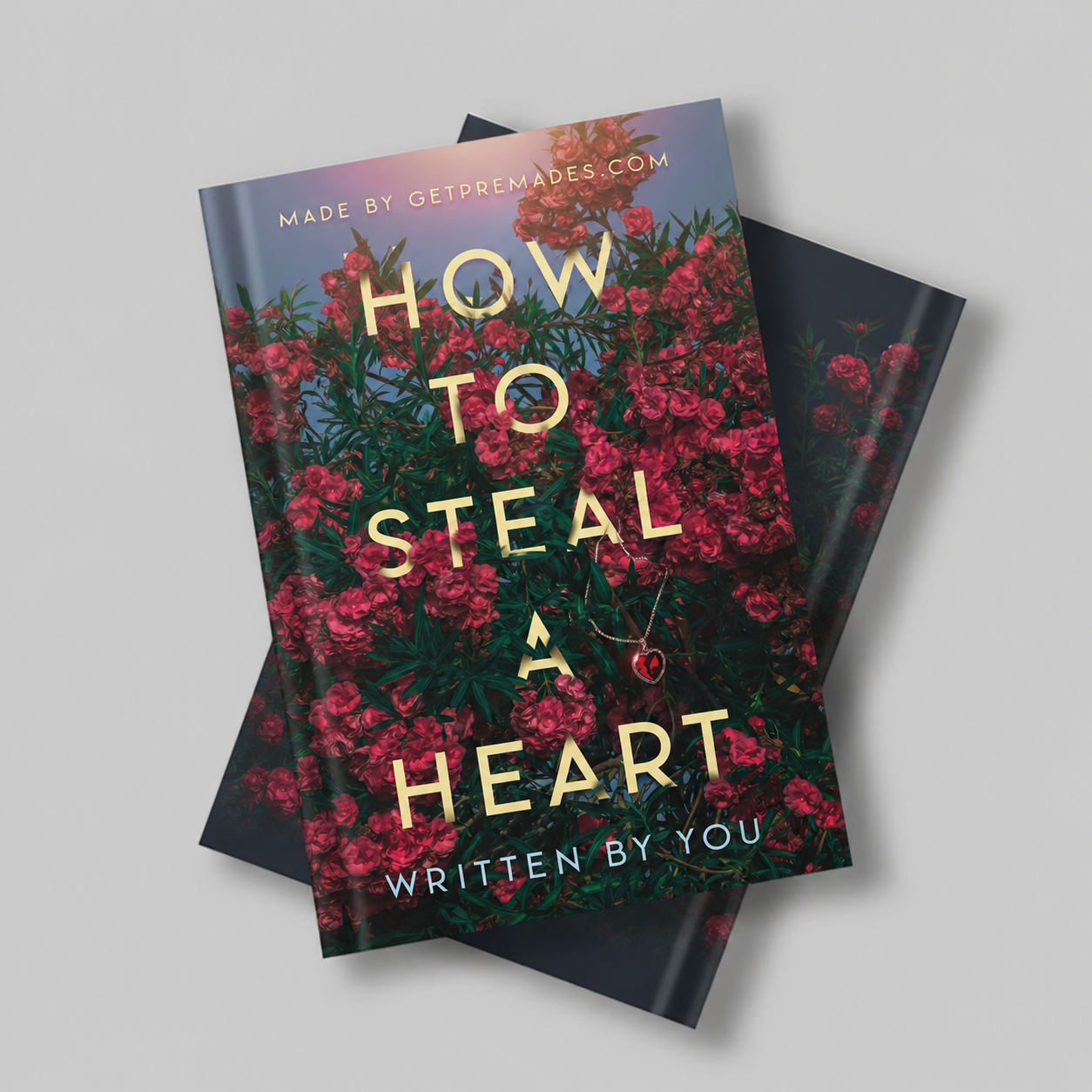 Illustrated book cover design example
